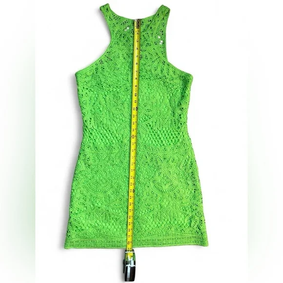 Lilly Pulitzer Bright Green Crochet Dress - Picture 4 of 7